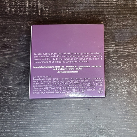 TARTE medium neutral Amazonia clay powder foundation BNIB - Picture 2 of 7